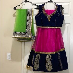 3- Piece Bollywood Lehnga/Ghagra-Choli
